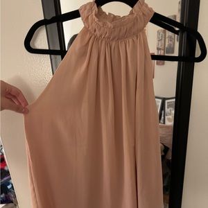 light pink halter top flowy top